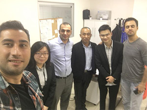 Intermob展览与客户访问伊斯坦布尔土耳其